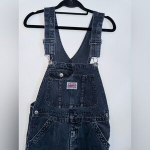 IKEDA Vintage Dark Blue Denim Carpenter Overalls Size S